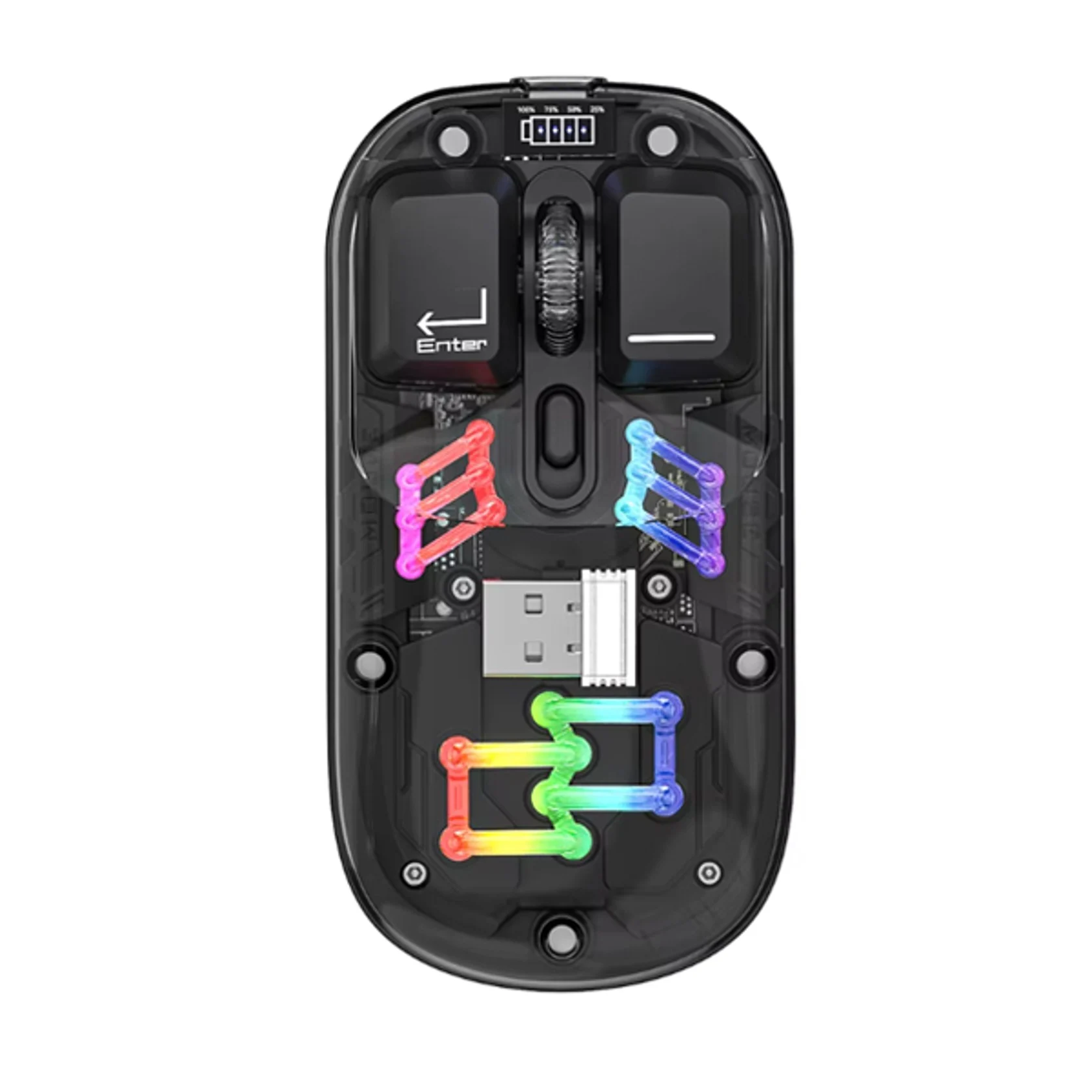 Jeqang JW-AP06 Wireless Mouse (Black, Simsiz Siçan)