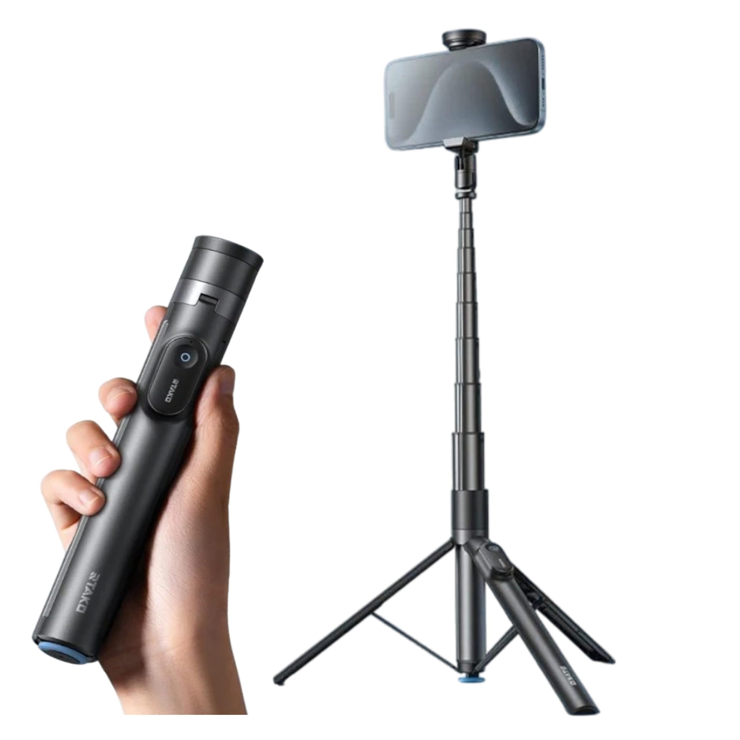 Oth-AB226 Selfie Çubuğu və Tripod (720° Fırlanmalı, Bluetooth Pultlu)