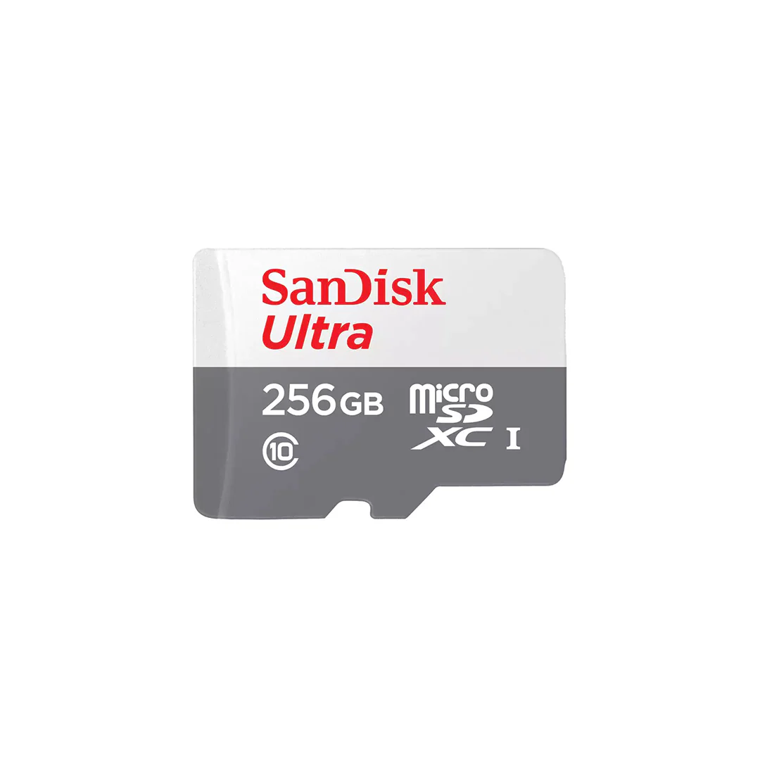 SanDisk Ultra 256GB microSDXC UHS-I Yaddaş Kartı (100MB/s, Class 10)
