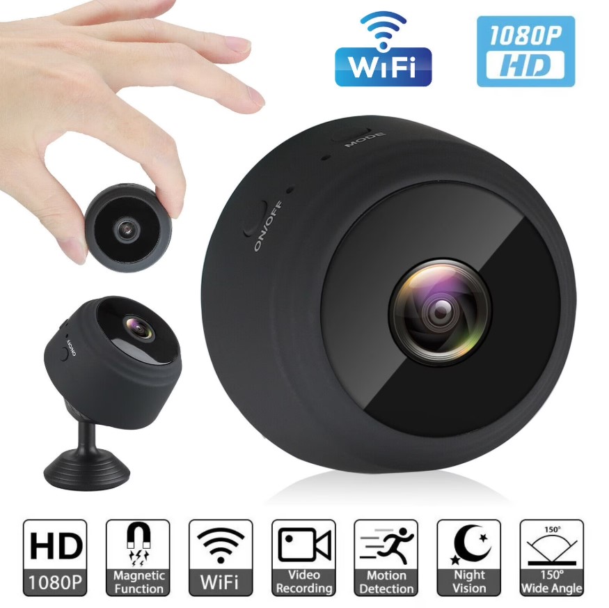 A9 Mini WiFi IP Kamera – Gizli Təhlükəsizlik Kamera (1080P)