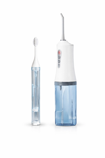 DENX DX2524 Dental Care Set -  Portativ Ağız İrrigatoru və Elektrik Diş Fırçası Dəsti