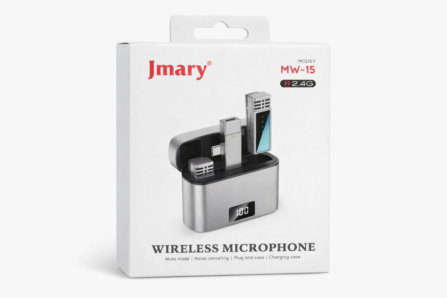 Jmary MW-15 Simsiz Mikrofon – Type-C Lavalier Mikrofon