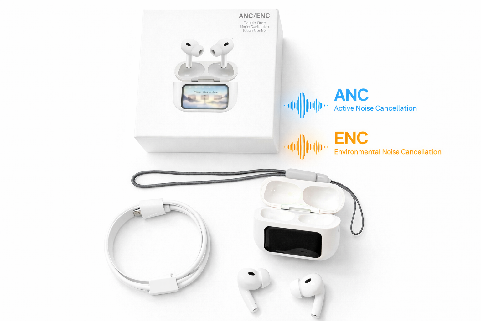 Simsiz Qulaqlıq A9 ANC/ENC – Bluetooth Qulaqlıq