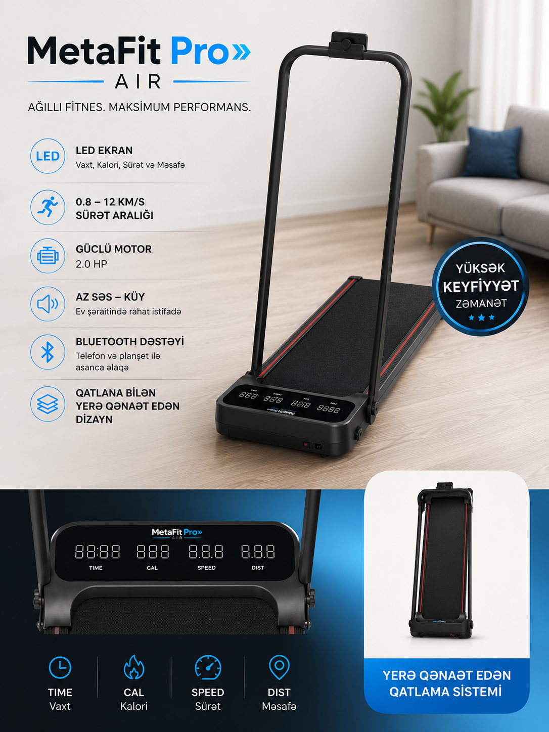 MetaFit Pro Air Qaçış Aparatı