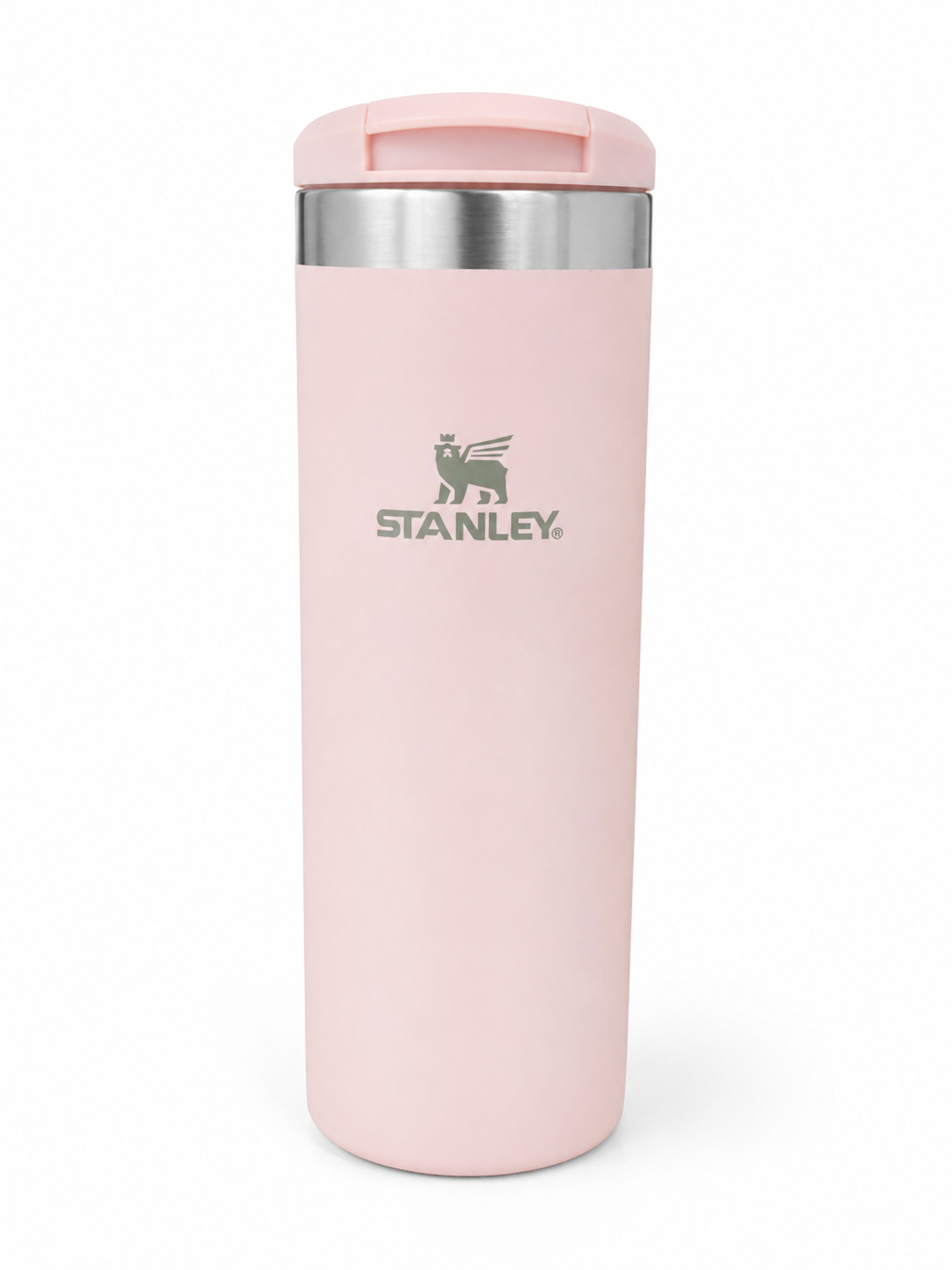 Stanley Paslanmaz Polad Termos Mug – Sızdırmaz, Vakuum İzolyasiyalı 470 ML  Çəhrayı rəng