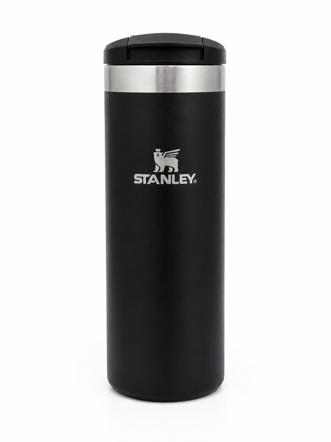 Stanley Paslanmaz Polad Termos Mug – Sızdırmaz, Vakuum İzolyasiyalı 470 ML  Qara rəng