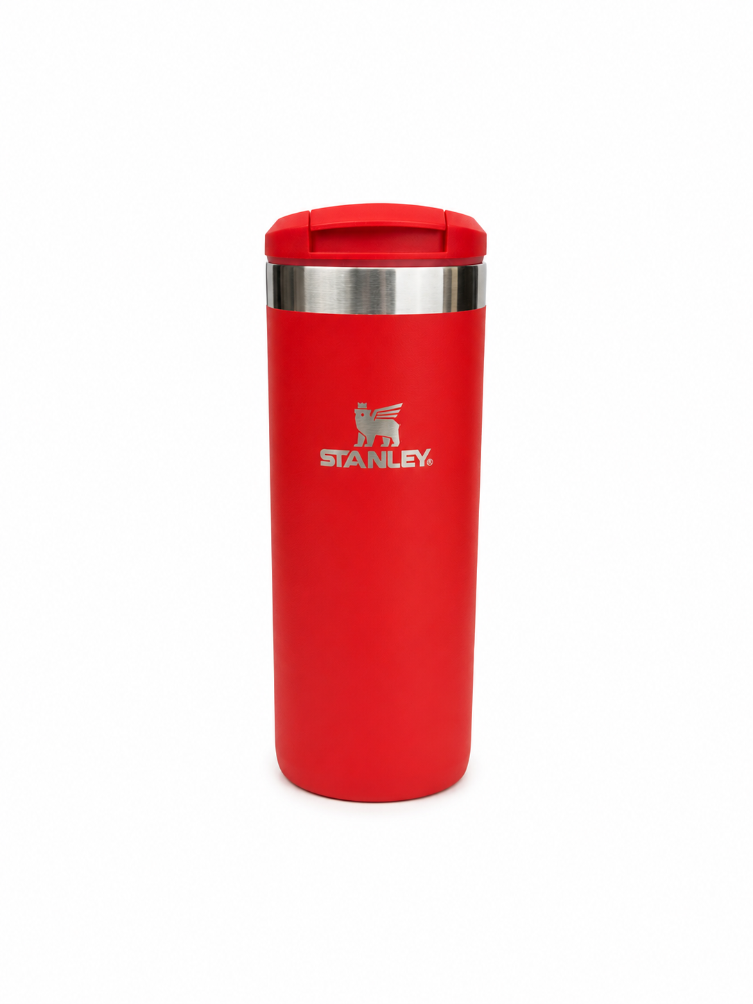 Stanley Paslanmaz Polad Termos Mug – Sızdırmaz, Vakuum İzolyasiyalı 350ML Qırmızı rəng