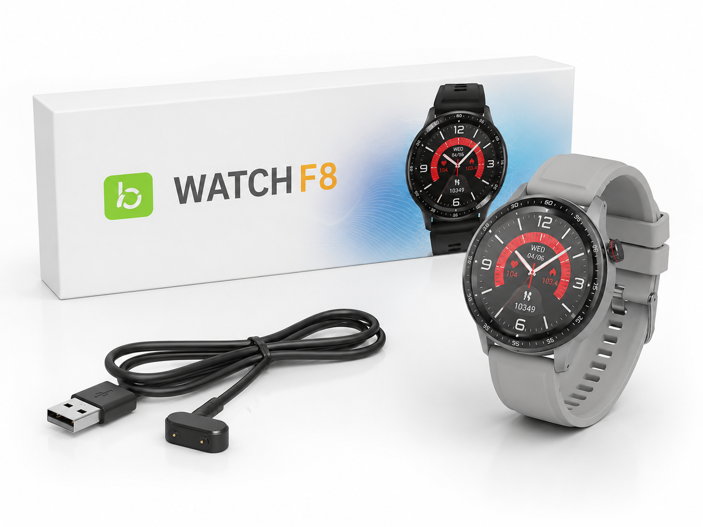 Watch F8 silver