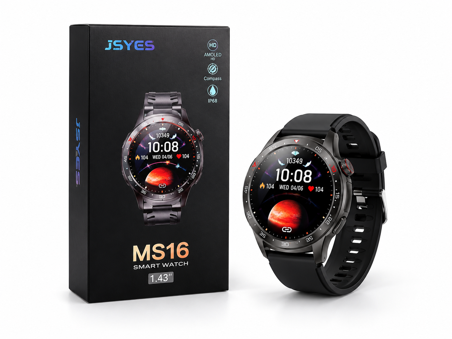 Jsyes MS16 Watch Black
