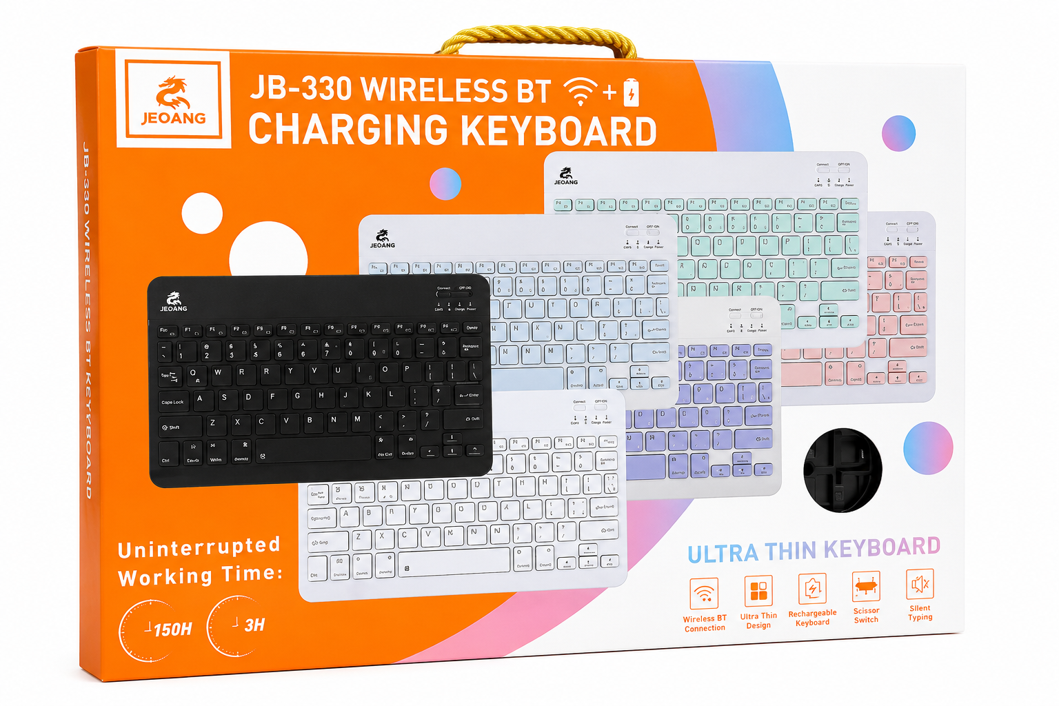 JB-330 Bluetooth charging keyboard