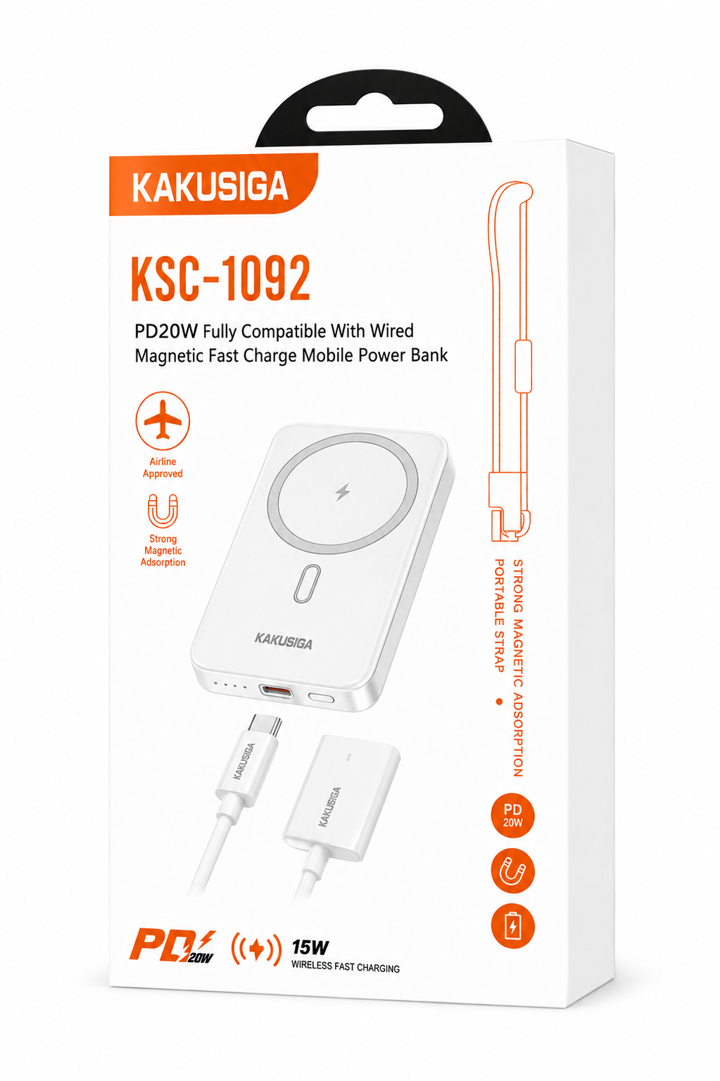 Kakusiga KSC-1092 White 10.000mah