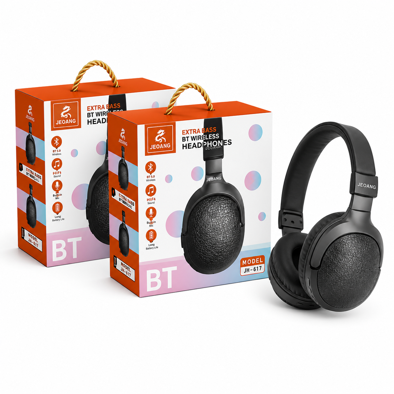 JH-617 Bluetooth headset brown