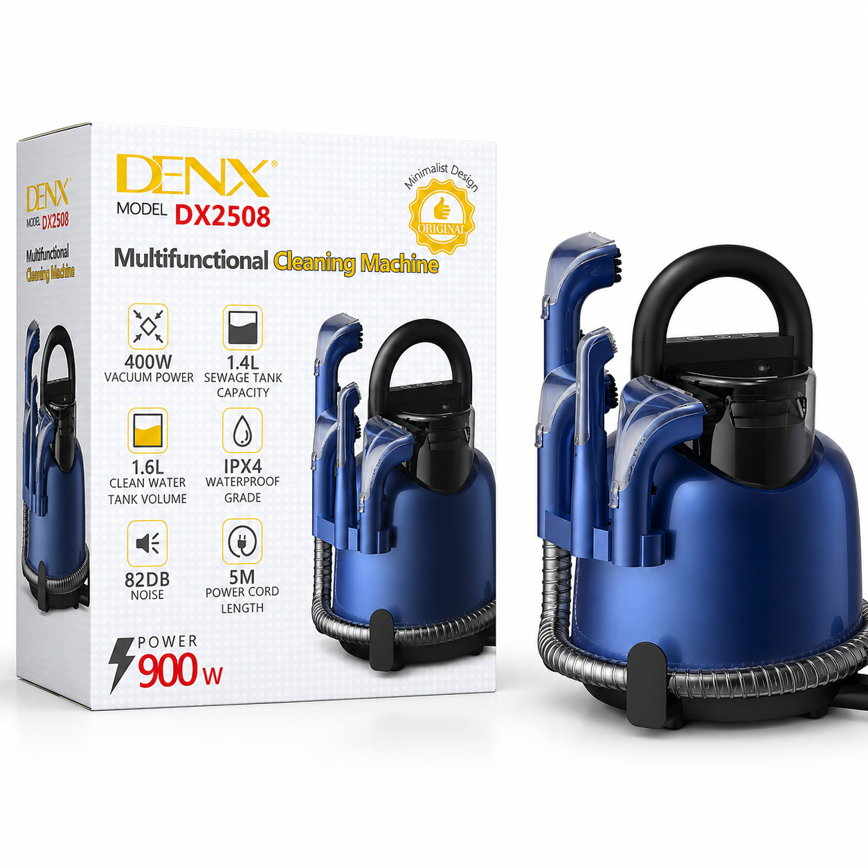 DENX DX2508 Elektrikli Duz və Bibər Üyüdən (Pepper Grinder)