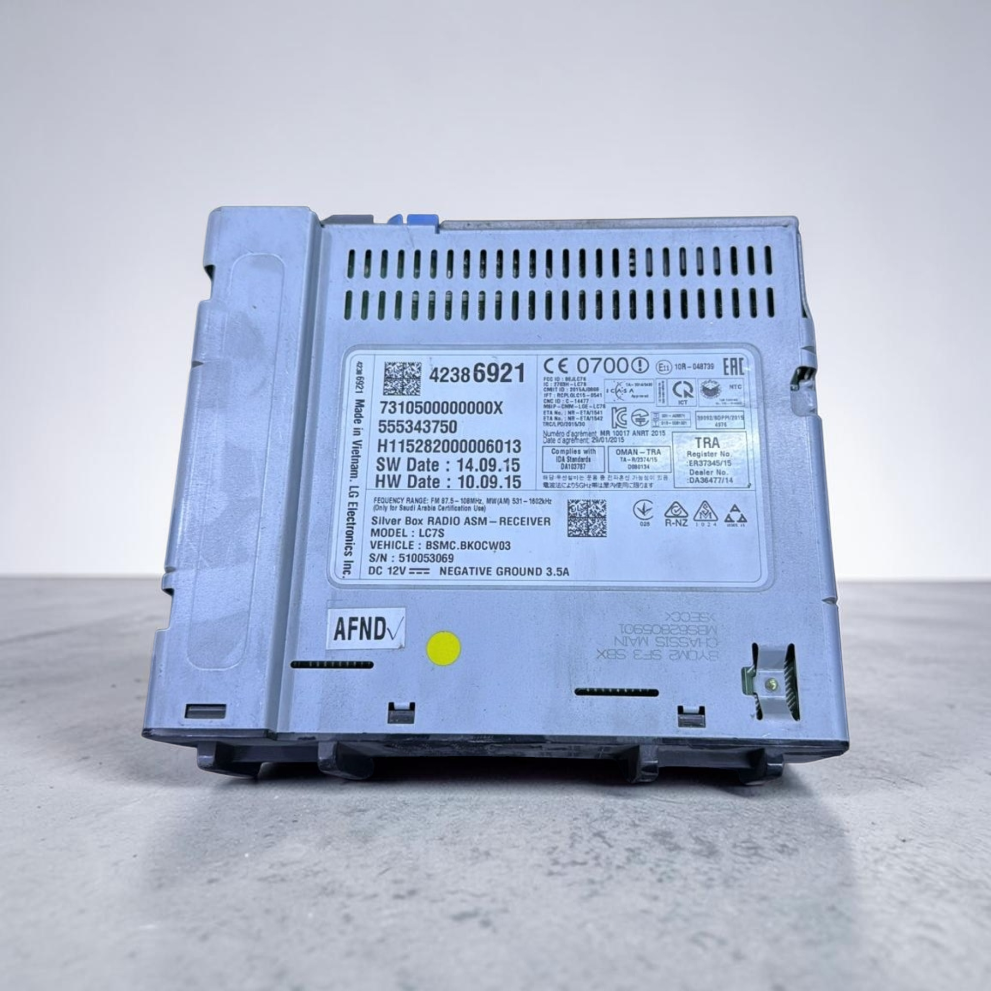 Chevrolet Spark Mylink Satellite Receiver