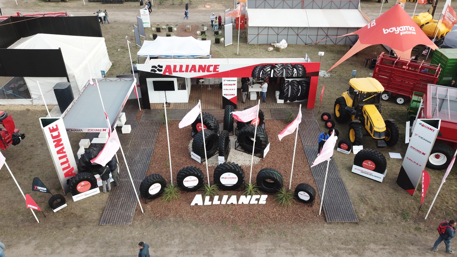 Stand Outdoor en evento al aire libre
