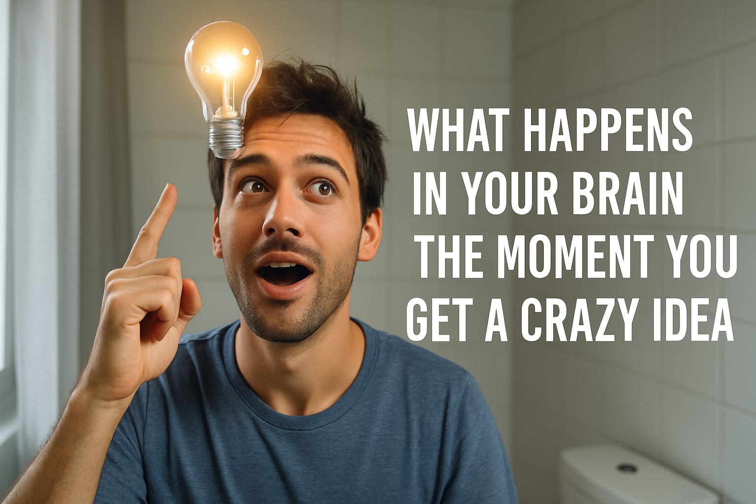 What Happens in Your Brain the Moment You Get a Crazy Idea?