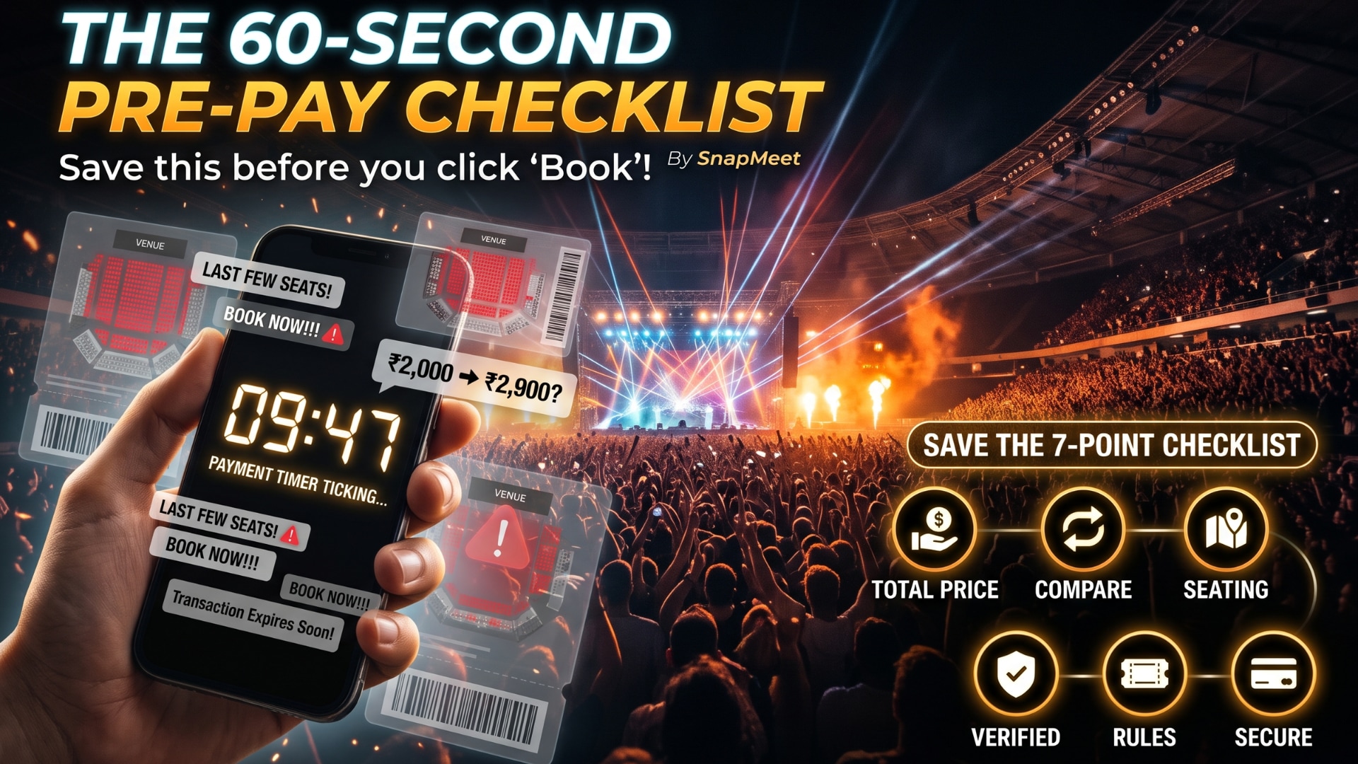 The 7-Point Checklist to Run Before You Click “Pay” on Concert Tickets