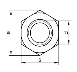 DIN 986 Fiberli Kör Somun - Resim 3