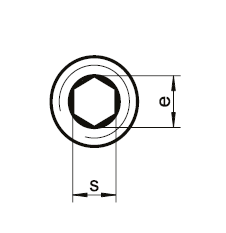 DIN 914 / ISO4027 Sivri Uç Setskur - Resim 3