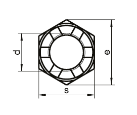 DIN 935 Taçlı Somun - Resim 3