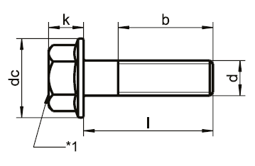 DIN 6921 Flanşlı Civata - Resim 2