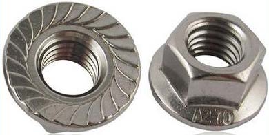 DIN 6923 Altı Köşeli Flanşlı Somun (Tırtıllı)