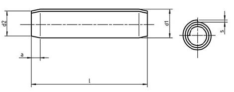 DIN 7343 Sargılı Pim - Resim 2