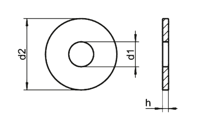 DIN 9021 Geniş Pul - Resim 2