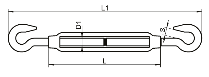 M 8246 Type B Tension Hook - Hook - Resim 2