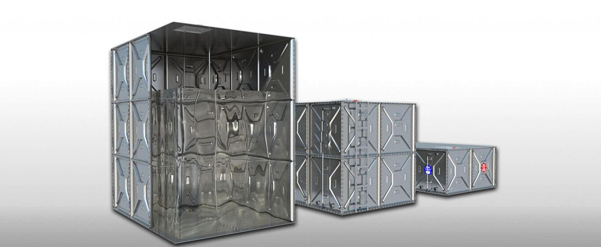 We design modular water tanks.