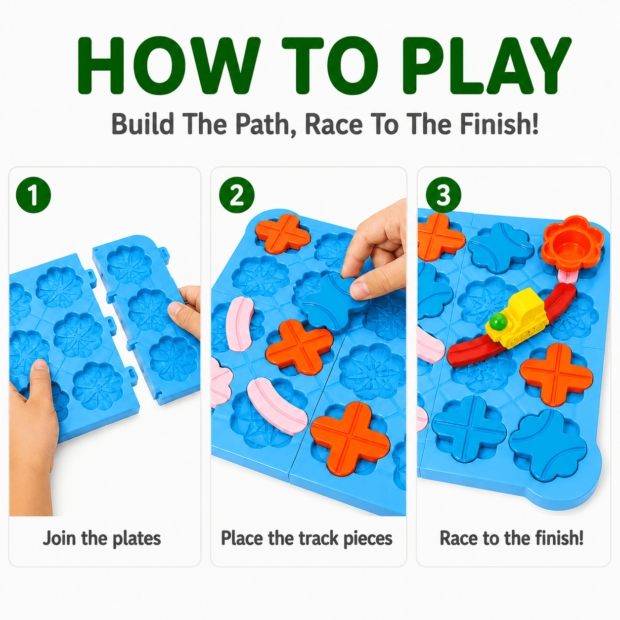 Kidroo Ramp Racing Puzzle Maze for Kids - Blue - image 2