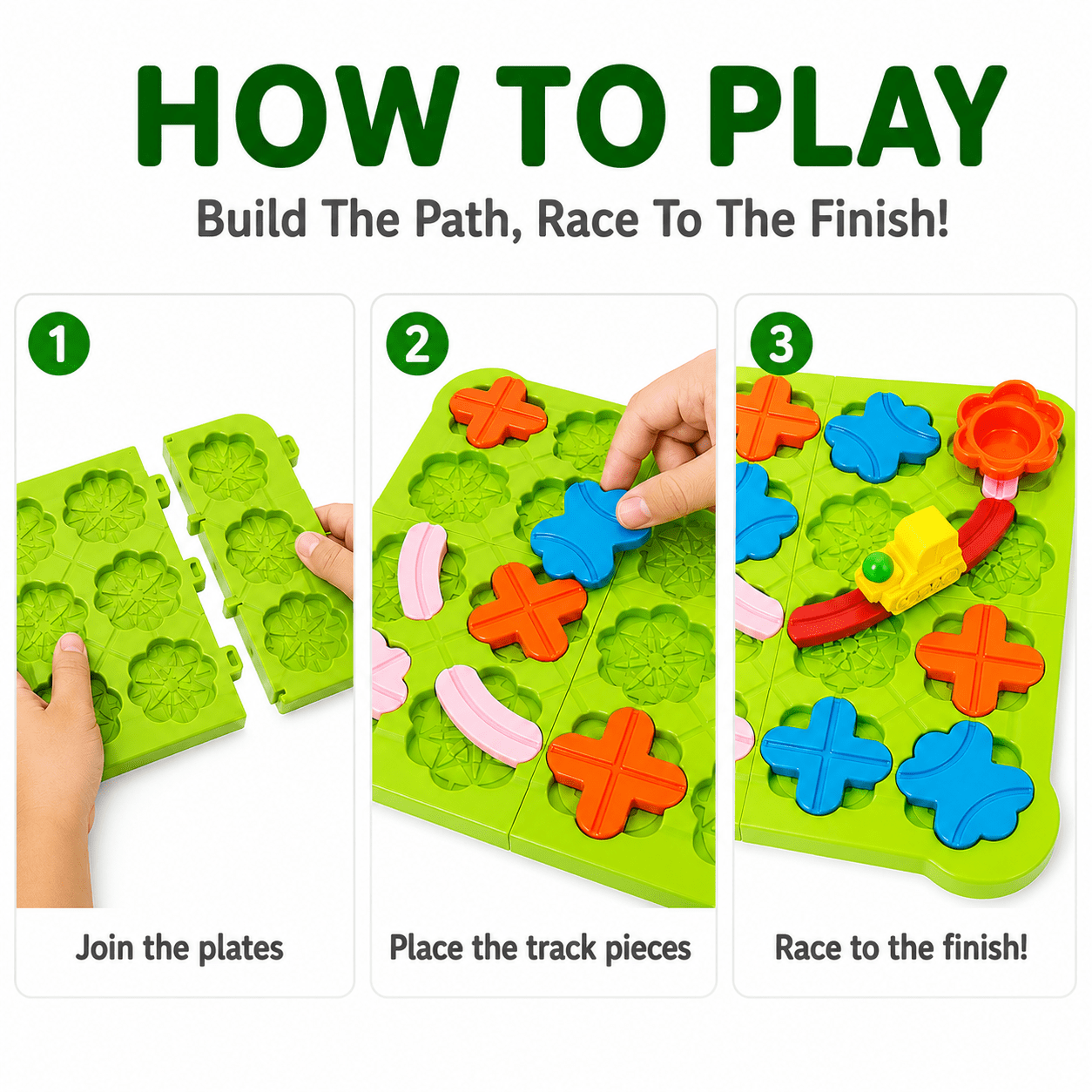 Kidroo Ramp Racing Puzzle Maze for Kids - Green - image 2