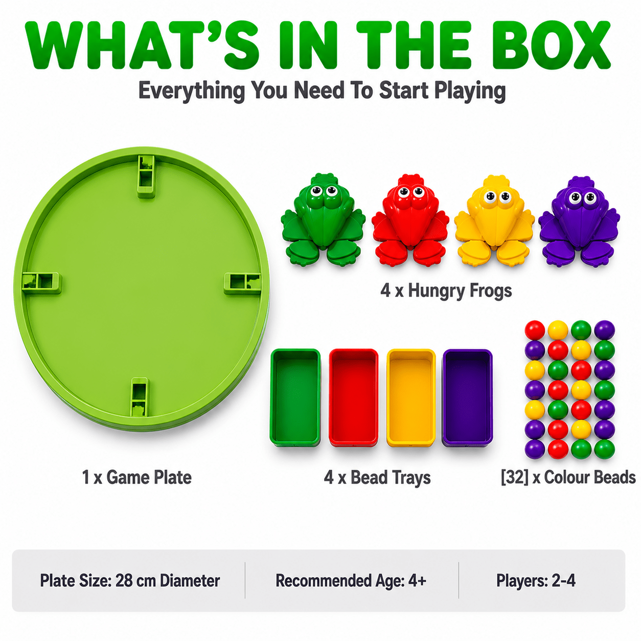 Kidroo Hungry Frog Game for Kids - Green - image 4