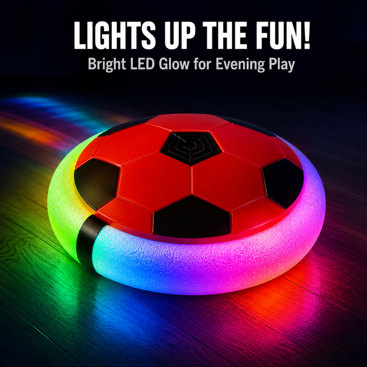 Kidroo Hover Ball for Kids - RED - image 2