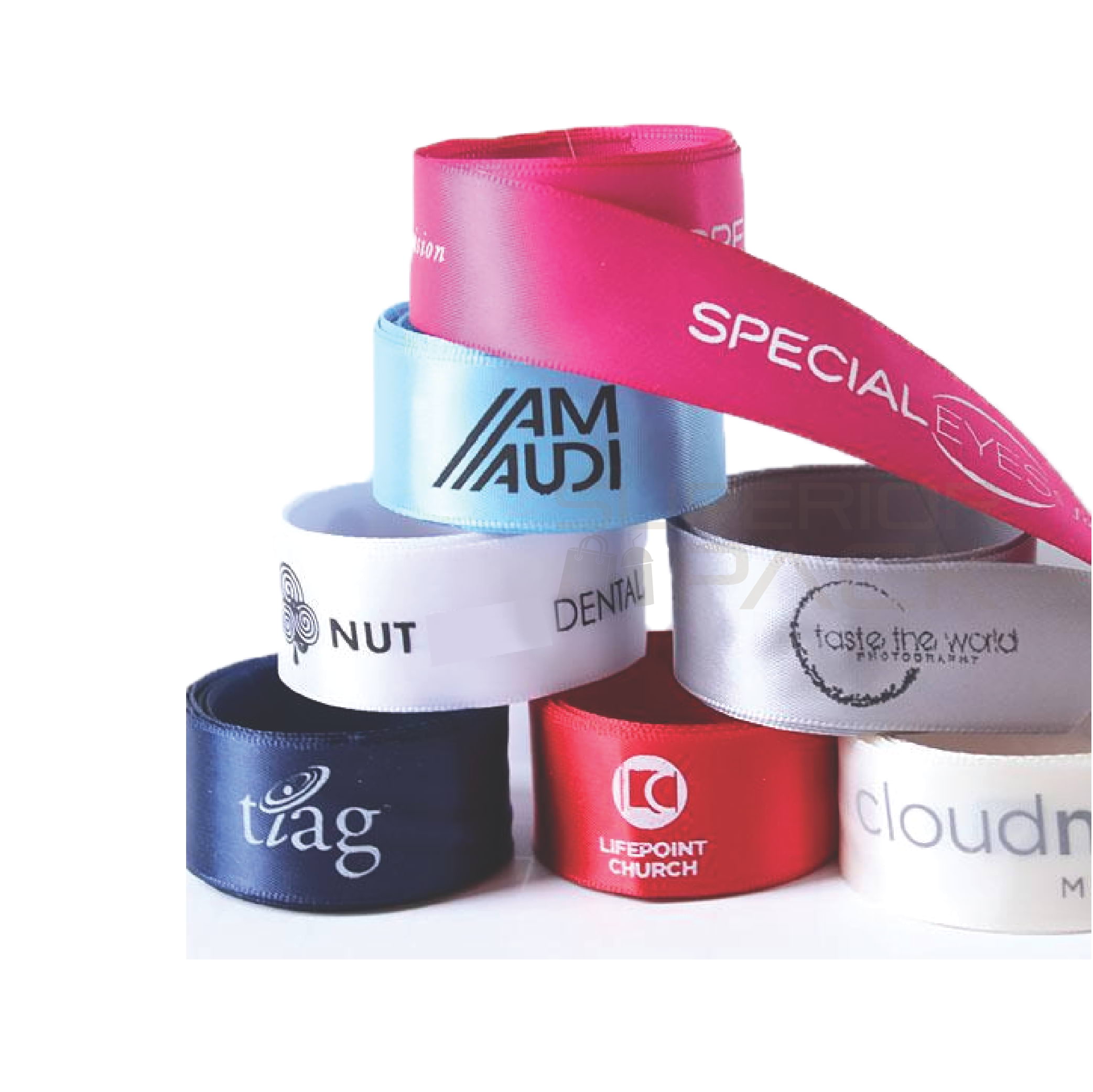 Ribbon With Logo Print