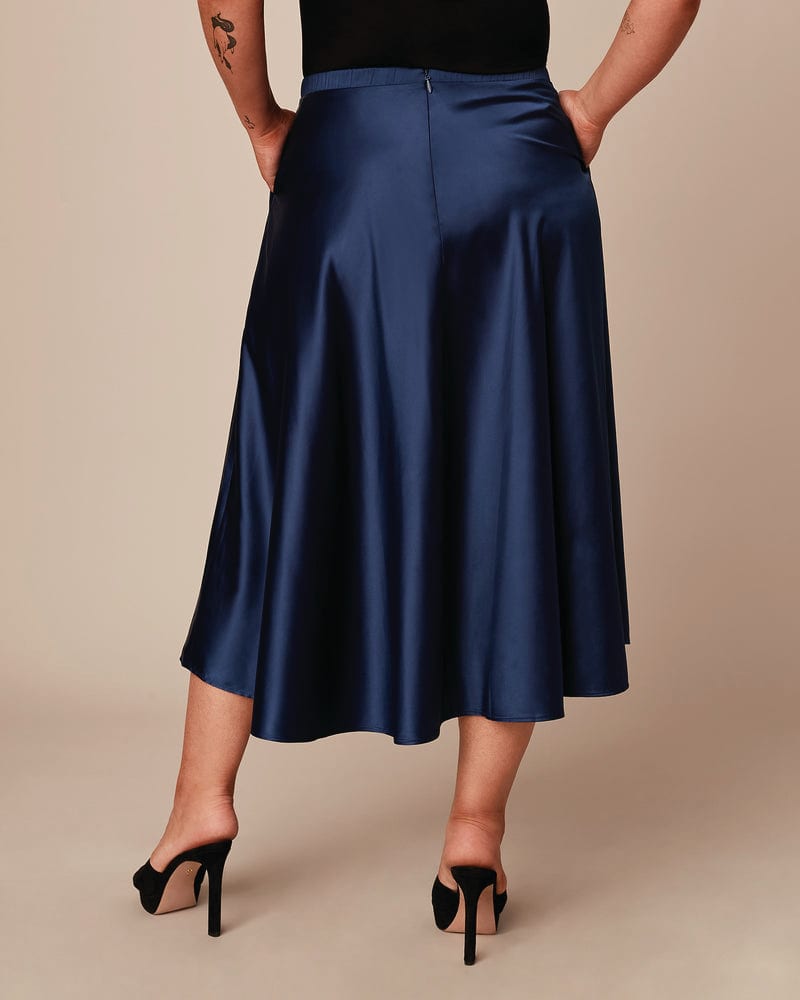 Plus Size Anita Skirt | Navy
