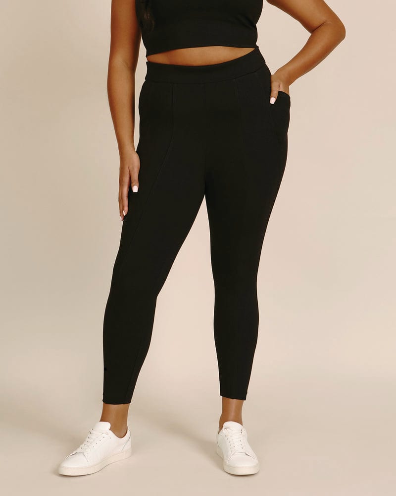 YOF High Waist Everyday Track Pants Black