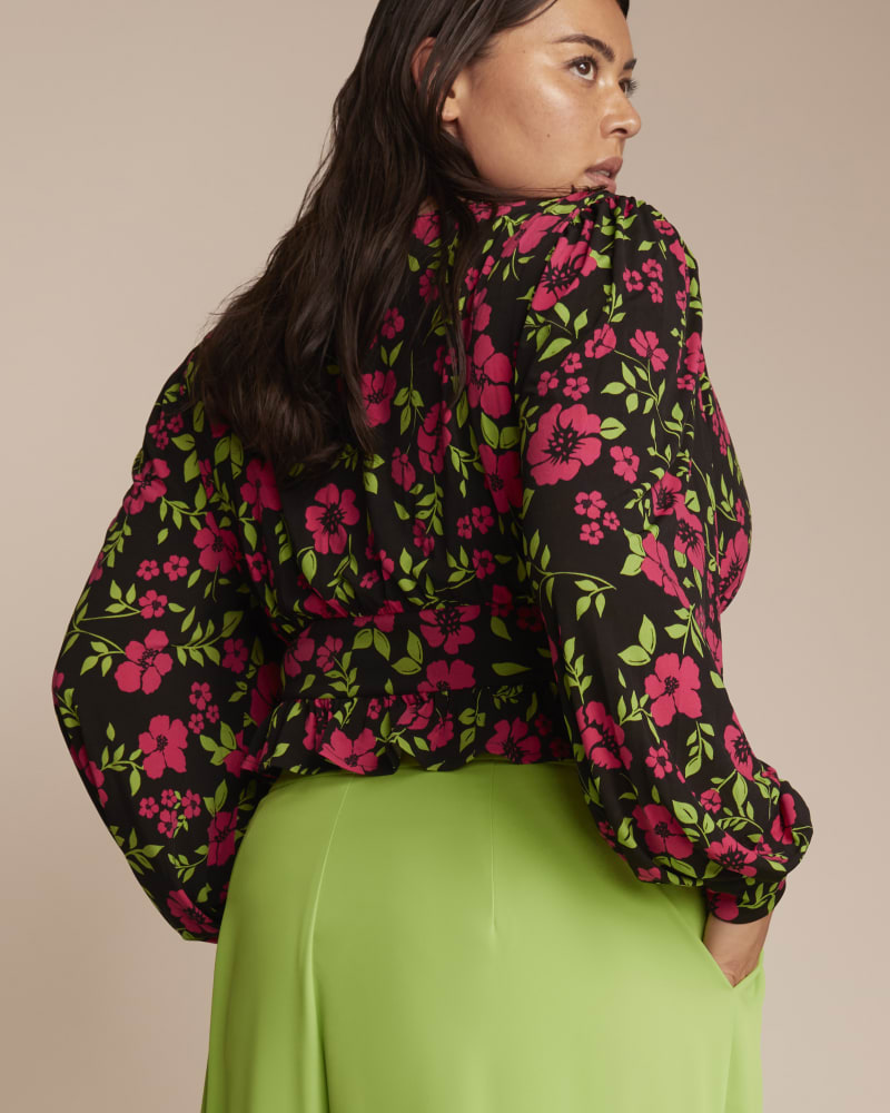 FRANKIE| Sheer Floral Blouse || FRANKIE| Blouse Florale Transparente