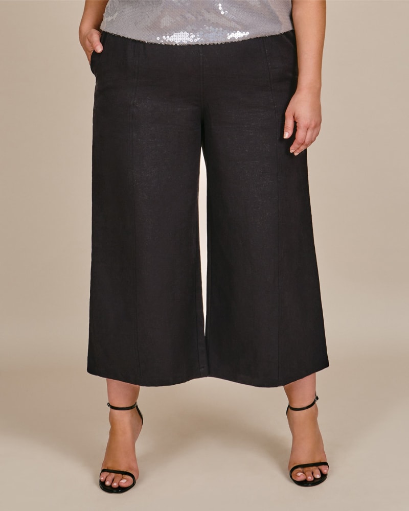 Mimosa Tayla Black Wide Leg Sweatpants