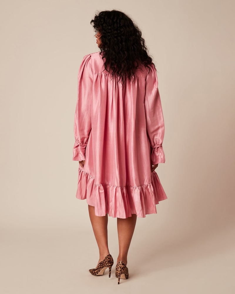 Women's Alinizia Printed Silk Dress In Pink