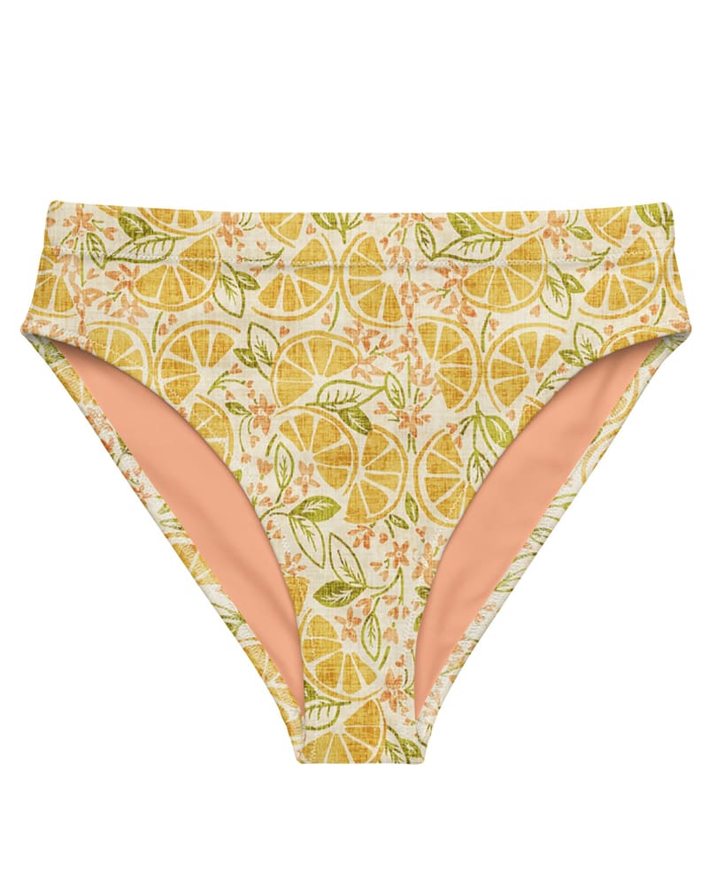 Puff Daisy String Bikini in Yellow