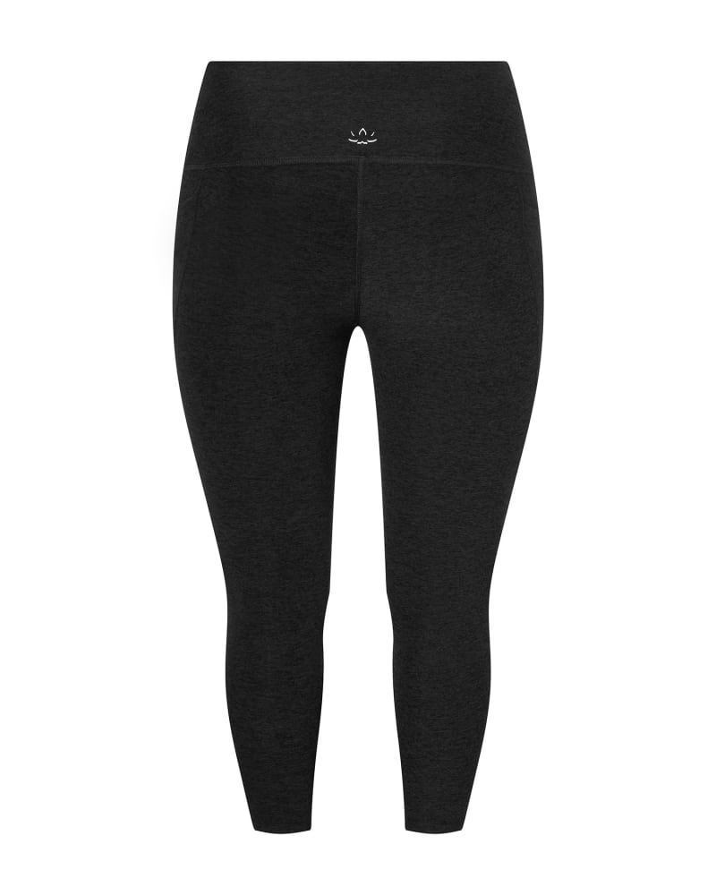 Beyond Yoga Women's High Waisted Midi Leggings, Darkest Night