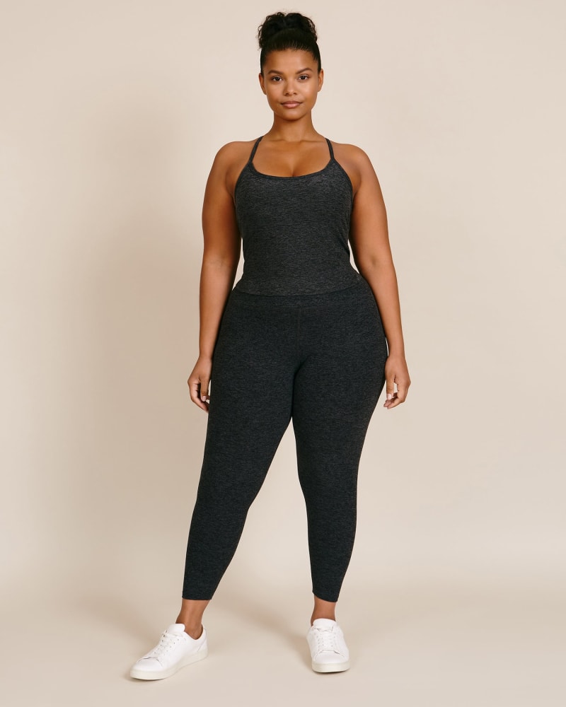 Beyond Yoga, Pants & Jumpsuits, New Beyond Yoga Spacedye Midi Jogger In  Charcoal Black Size Large