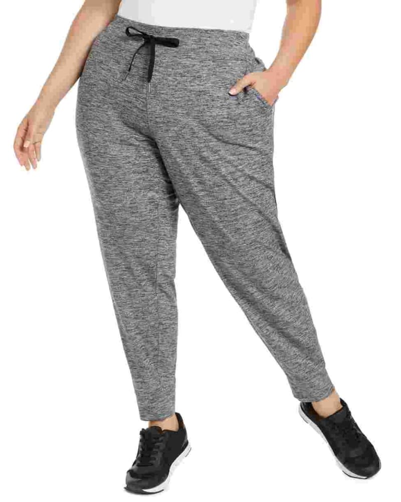 Calvin Klein Women's Pull On Jogger Pants Charcoal 2X