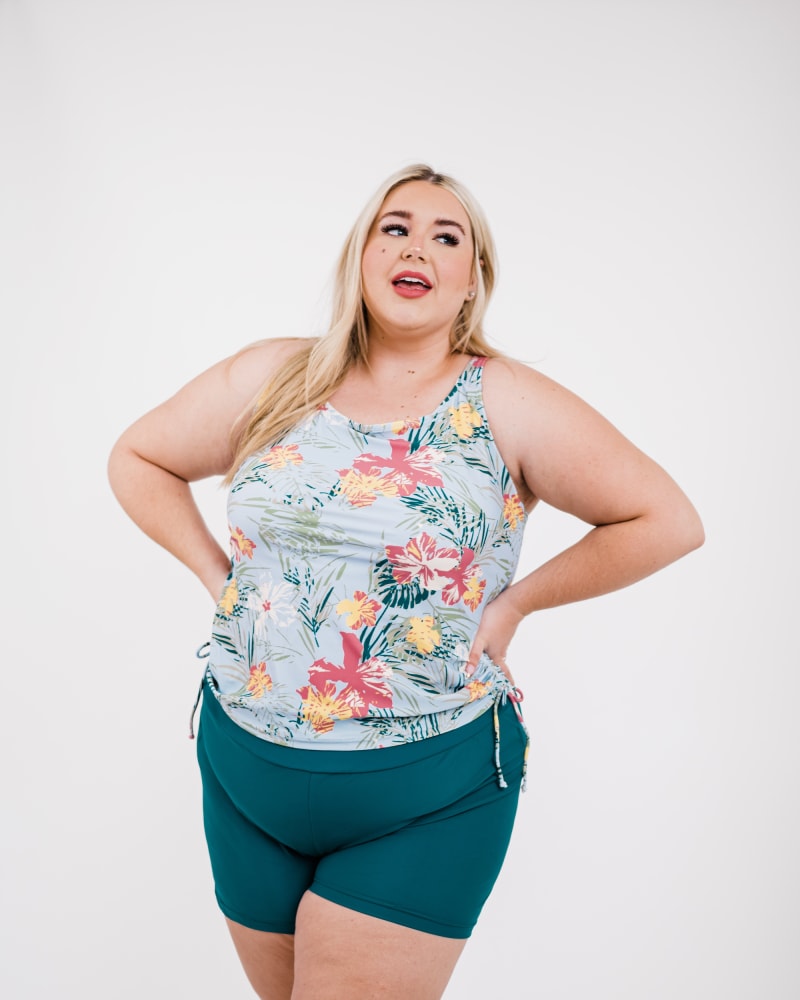 Plus Size Jenna Swim Tunic. Calypsa by ModLi