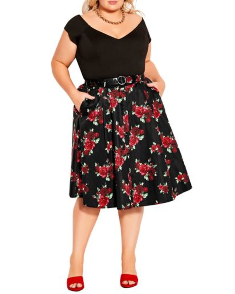 Plus Size Fall Skirts and Cardigans - Natalie in the City