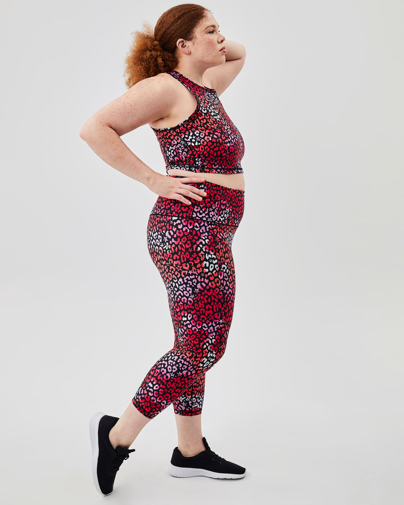 Plus Size High-Rise Printed Leggings