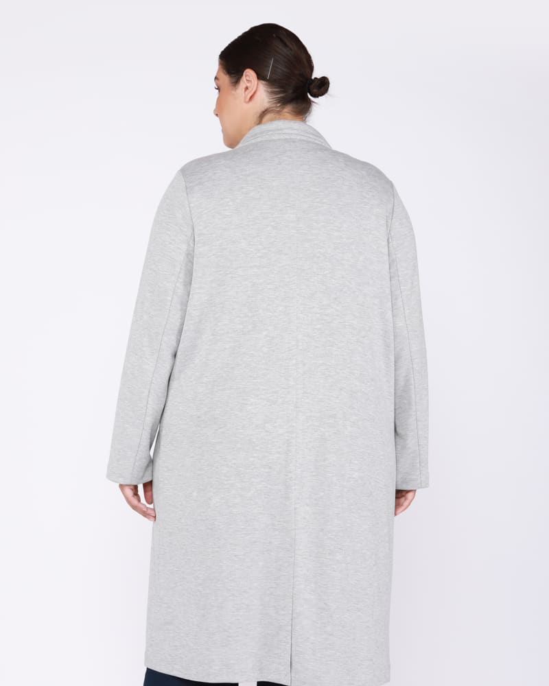 Sammi Long Blazer Cardigan | Light Grey