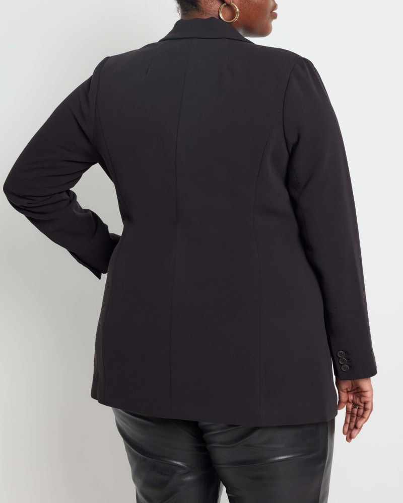 The 365 Suit Long Tailored Blazer- Black