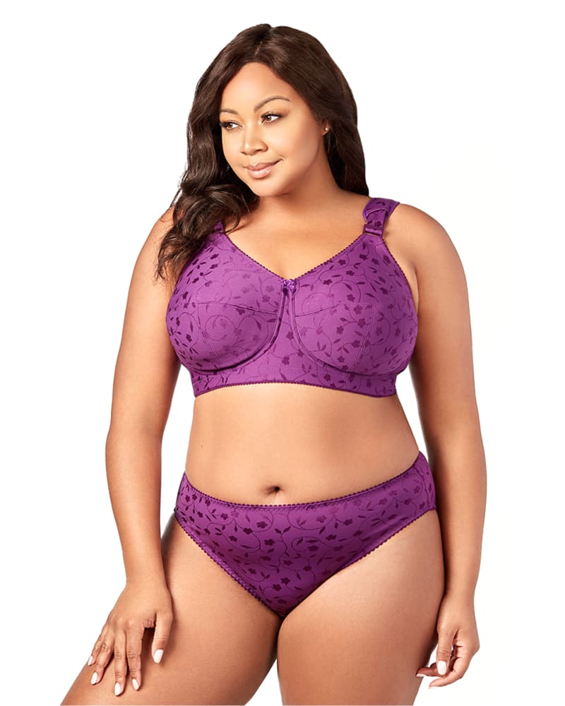 Elila Women's Super Curves Full Coverage Softcup Bra | Aubergine